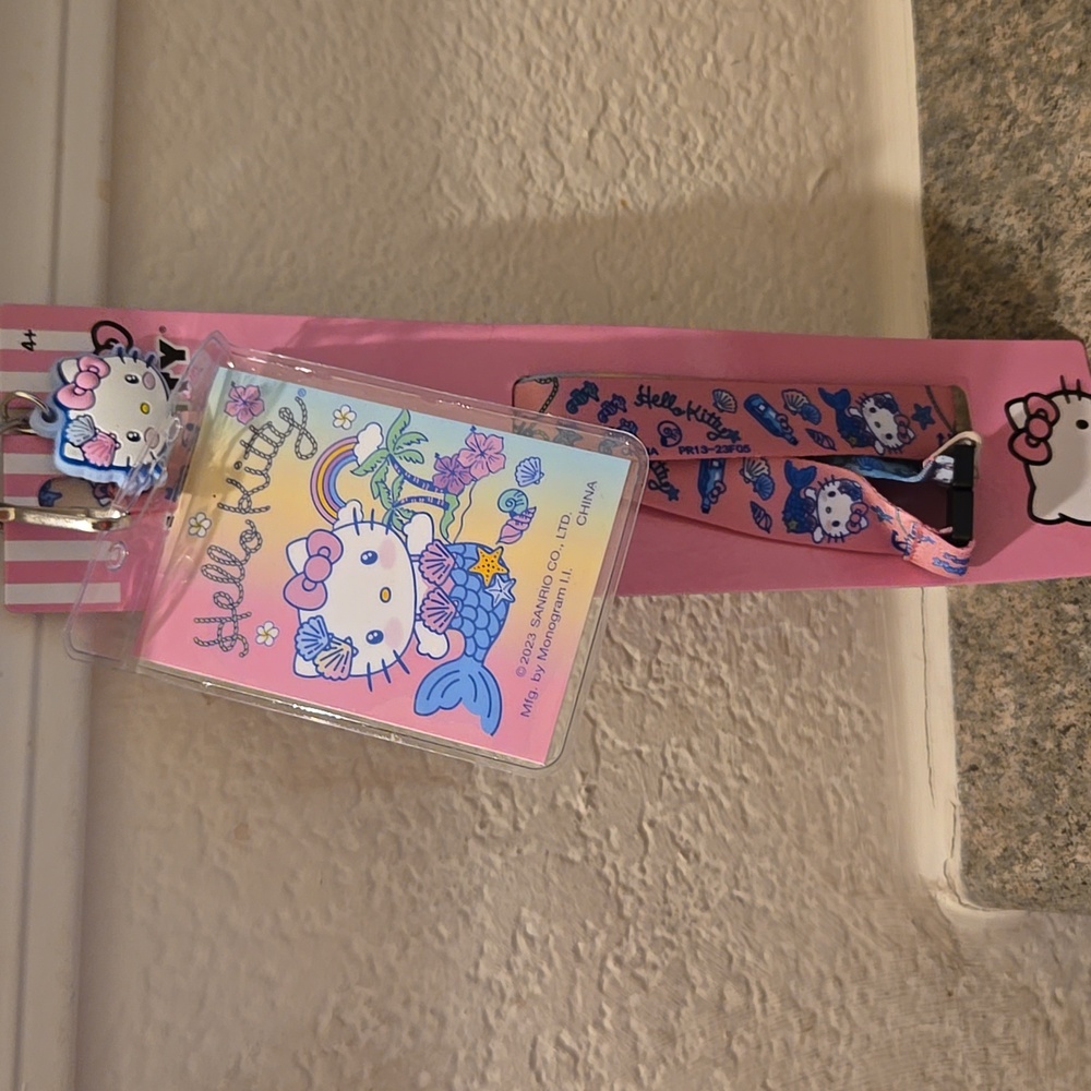 Hello Kitty Pink Lanyard Nwt